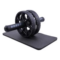 Ролик для пресса с ковриком под колени Unix Fit D15,5 см, черный