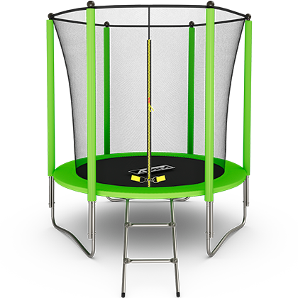 Батут Arland 6FT с внутренней страховочной сеткой и лестницей от магазина Perfect Trainers
