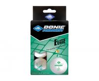 Мячики для настольного тенниса Donic Elite 1* 40+, 6 шт, белый
