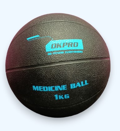 Мяч медицинский 1 кг обрезиненный OKPRO от магазина Perfect Trainers
