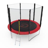 Батут с сеткой DFC Pelpo 8ft с лестницей, Red