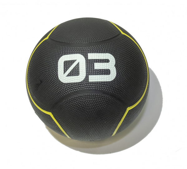 Мяч тренировочный Original Fittools FT-UBMB-3 чёрный (3 кг) от магазина Perfect Trainers