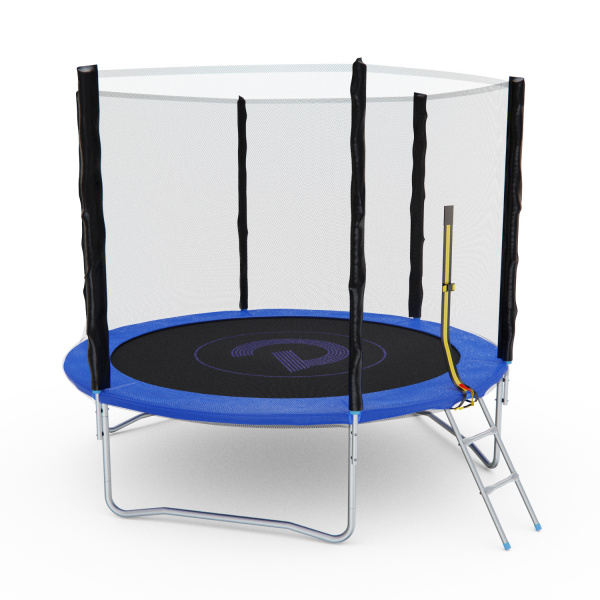 Батут с сеткой DFC Pelpo 8ft с лестницей, Blue от магазина Perfect Trainers