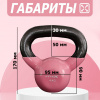 Гиря в виниловой оболочке 4 кг Fitex Pro FTX2201-4 от магазина Perfect Trainers