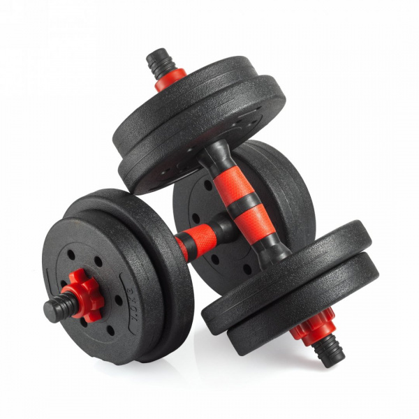 Гантели разборные с грифом, 15 кг. (2 шт. х 7,5 кг.) VictoryFit VF-DС150 от магазина Perfect Trainers