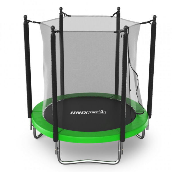 Батут с сеткой Unix line Simple 6 ft Green (inside) от магазина Perfect Trainers