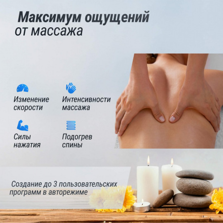 Массажное кресло Unix Med Amelia Grey от магазина Perfect Trainers