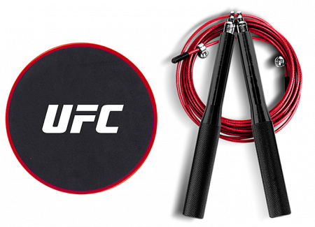 Набор для тренировки ног (Скоростная скакалка и Слайдеры) UFC UHA-69924 от магазина Perfect Trainers