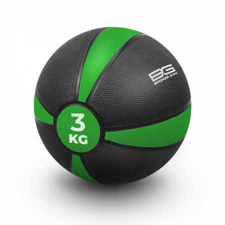 Медбол резиновый Bronze Gym, 3 кг. от магазина Perfect Trainers