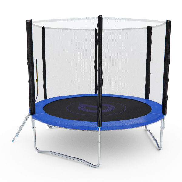 Батут с сеткой DFC Pelpo 8ft с лестницей, Blue от магазина Perfect Trainers