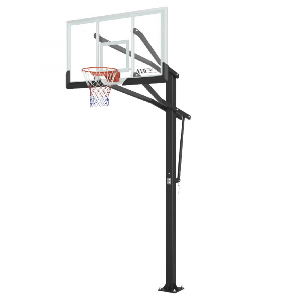 Баскетбольная стойка стационарная Unix Line B-Stand-PC 72"x42" R45 H230-305 см от магазина Perfect Trainers