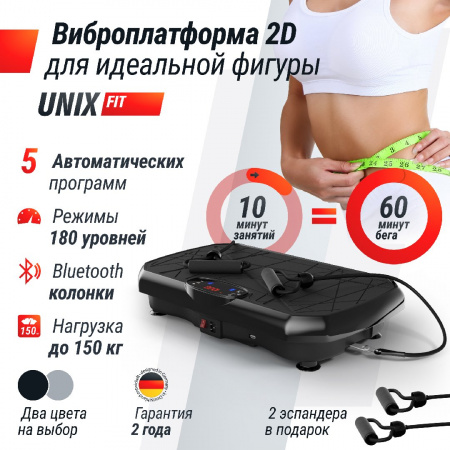 Виброплатформа Unix Fit Edge 2D Black от магазина Perfect Trainers