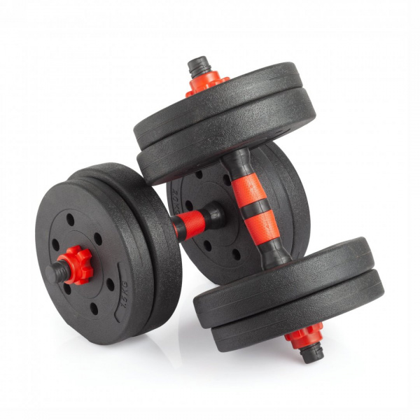Гантели разборные с грифом, 15 кг. (2 шт. х 7,5 кг.) VictoryFit VF-DС150 от магазина Perfect Trainers