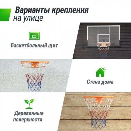 Баскетбольное кольцо Unix Line R45 без сетки от магазина Perfect Trainers