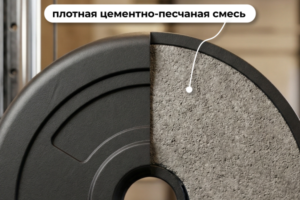 Диск 26 мм. пластиковый  1,0 кг VictoryFit VF-SPL260100 от магазина Perfect Trainers