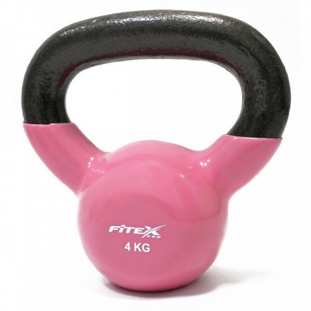 Гиря в виниловой оболочке 4 кг Fitex Pro FTX2201-4 от магазина Perfect Trainers