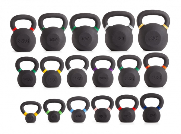 Гиря чугунная с цветным кольцом 2 кг (модель: К-3) VictoryFit VF-KCR020 от магазина Perfect Trainers