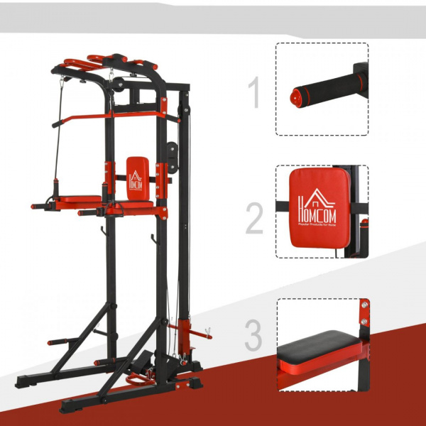 Турник-брусья, тяга сверху  DFC Homegym Homcom от магазина Perfect Trainers