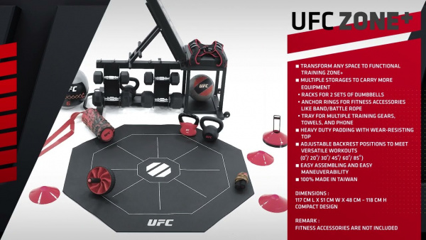 Скамья мультипозиционная UFC Zone+ от магазина Perfect Trainers