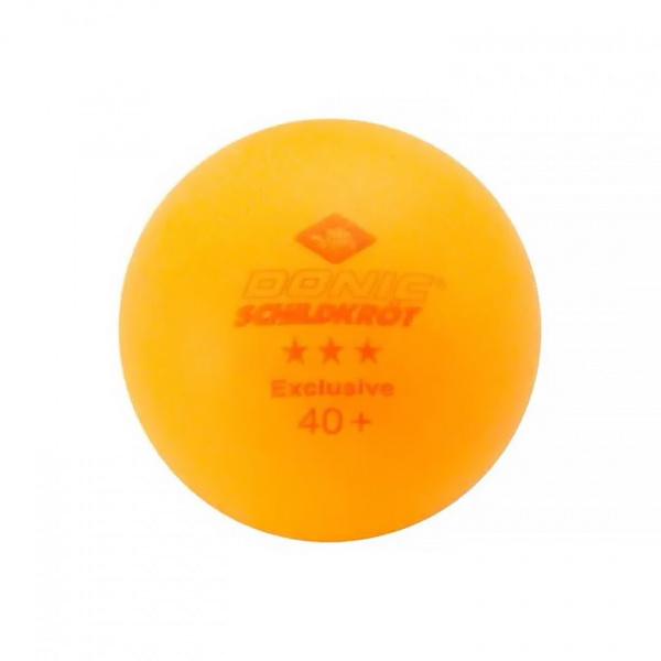 Мячики для н/тенниса Donic Exclusive 3* 40+, 6 штук, оранжевый от магазина Perfect Trainers
