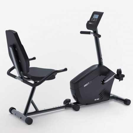 Горизонтальный велотренажер Unix Fit BR-340E компактный / Compact от магазина Perfect Trainers