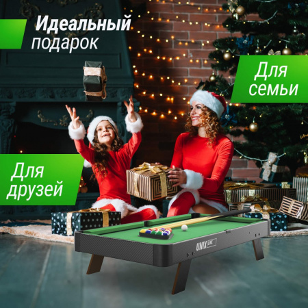 Игровой стол Unix Line Мини Бильярд настольный (88х47 cм) Black от магазина Perfect Trainers