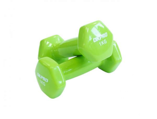 Гантель виниловая 1 кг для групповых программ от магазина Perfect Trainers