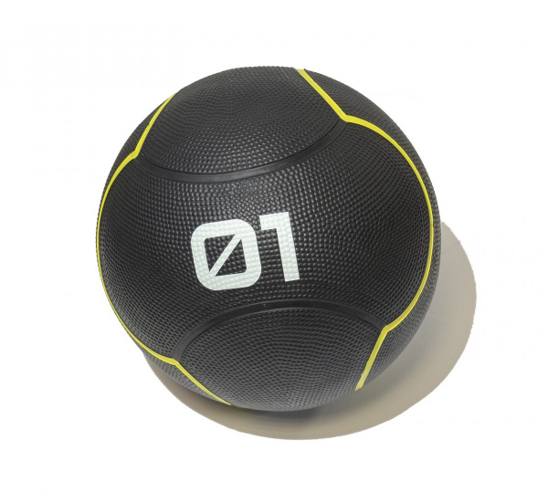 Мяч тренировочный Original Fittools FT-UBMB-1 чёрный (1 кг) от магазина Perfect Trainers