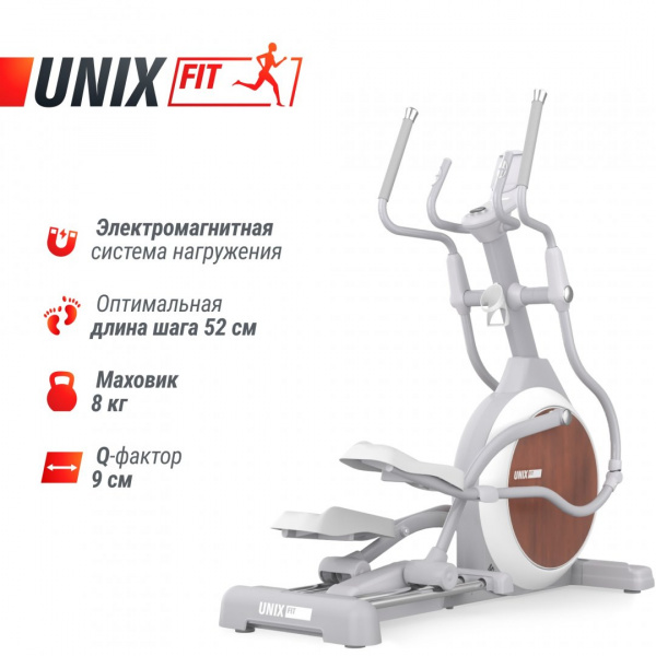 Эллиптический тренажер Unix Fit MV-850 (Автонаклон / Auto Incline) деревянный от магазина Perfect Trainers