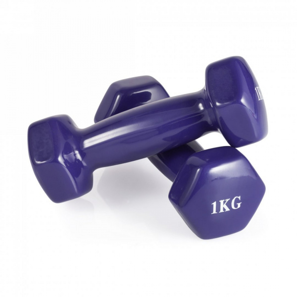 Гантель неразборная 1 кг. винил VictoryFit VF-DV010 от магазина Perfect Trainers