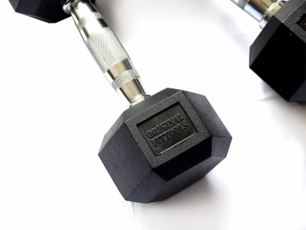 Гантель гексагональная Original FitTools FT-HEX-01 (1 кг) от магазина Perfect Trainers