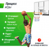 Баскетбольное кольцо Unix Line R45 без сетки от магазина Perfect Trainers